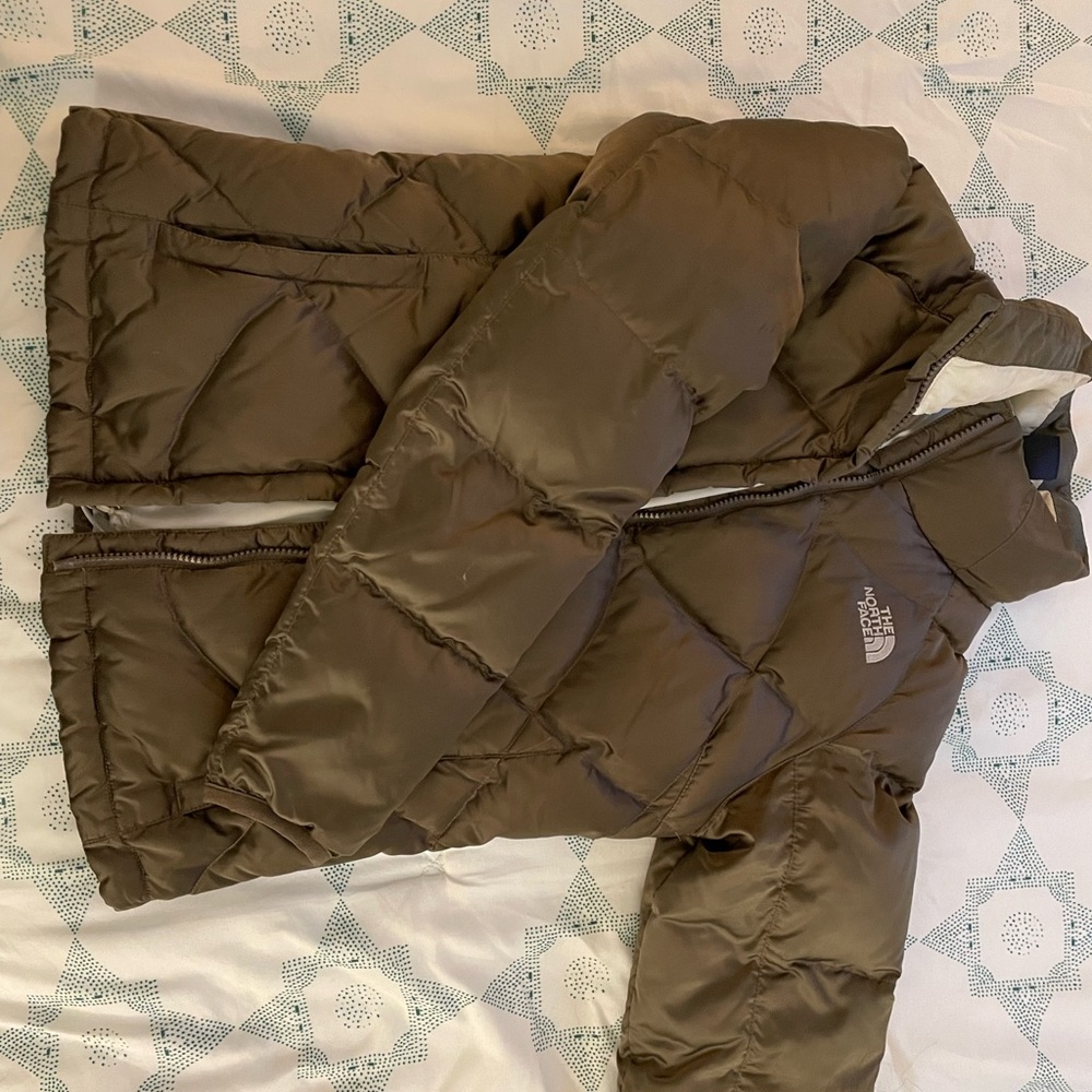 The North Face Brown Puffer Jacket